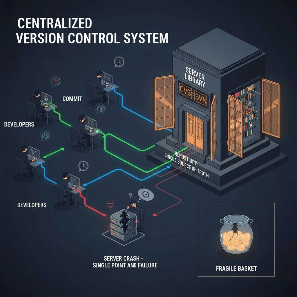 CVCS - Khi lập trình viên bỏ hết trứng vào một giỏ