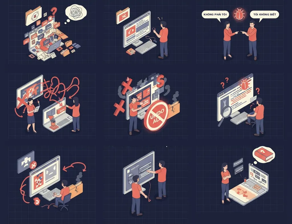 Sự hỗn loạn khi làm việc nhóm